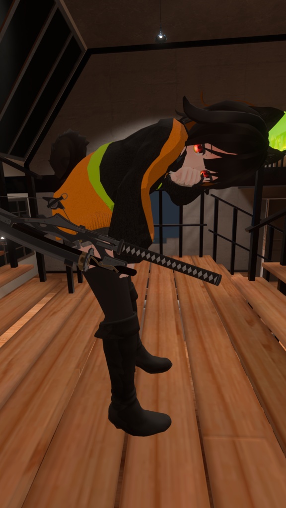 【VRChat向け】刀「根斬り鉄楓」