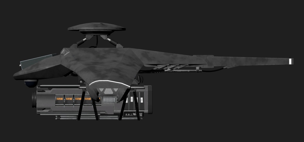 【3Dモデル】電子戦ドローン