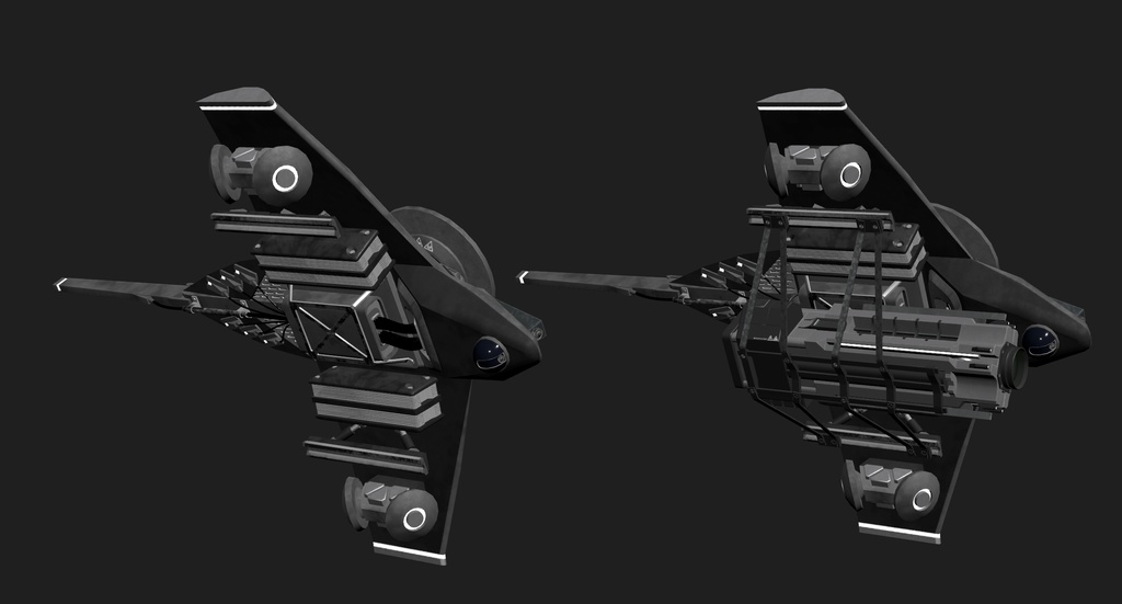 【3Dモデル】電子戦ドローン