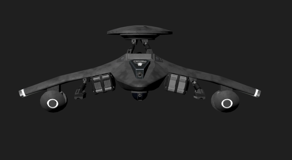 【3Dモデル】電子戦ドローン