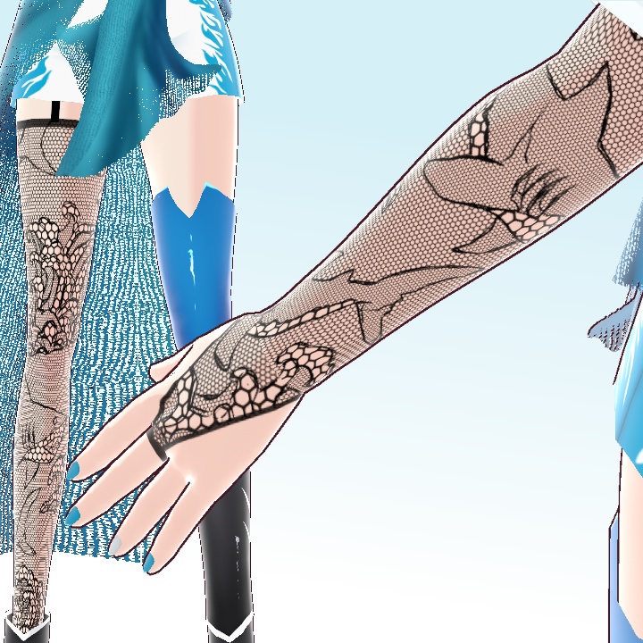 【VRChat向け3Dアバター】サメ子(VRM0.0 / 1.0 同梱・Poiyomi対応)【PC版】