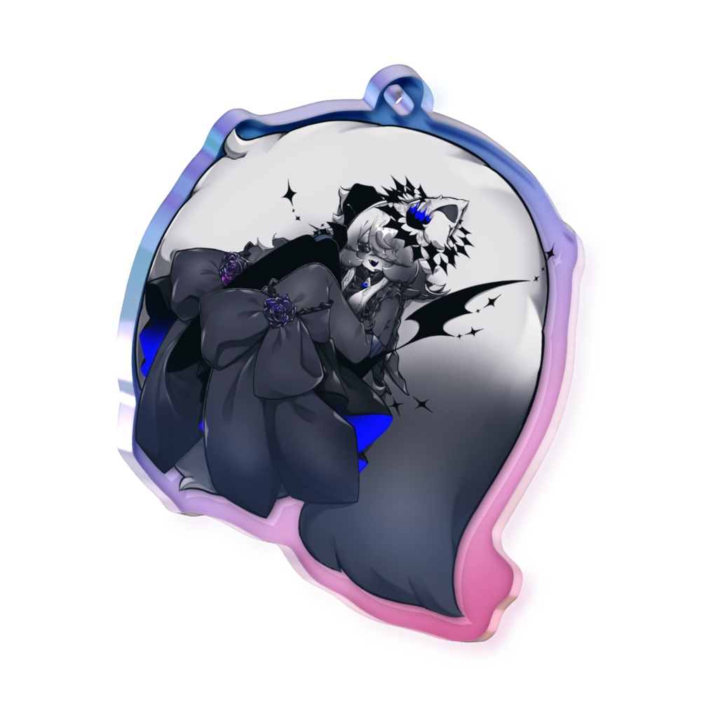 2000記念オーロラアクリルキーホルダー