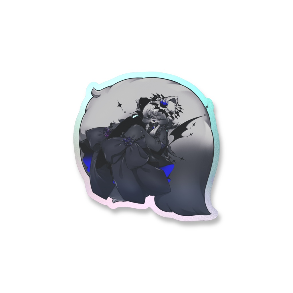 2000記念オーロラスマホステッカー