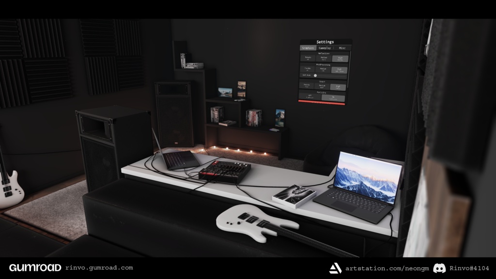 Rinvo's Home Theater (PC/PCVR/Quest VRChat World) - New Videoplayer update!