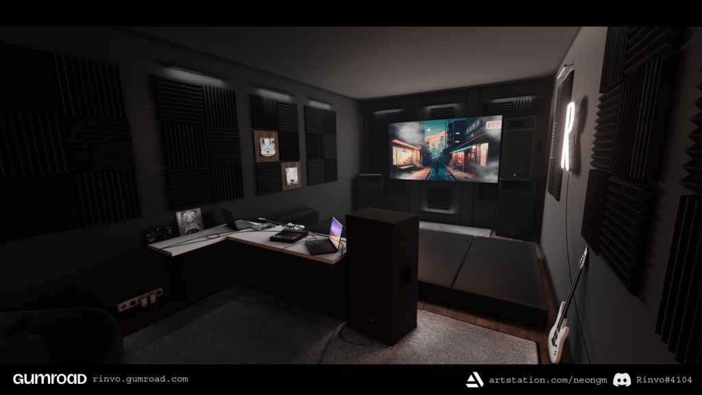 Rinvo's Home Theater (PC/PCVR/Quest VRChat World) - New Videoplayer update!