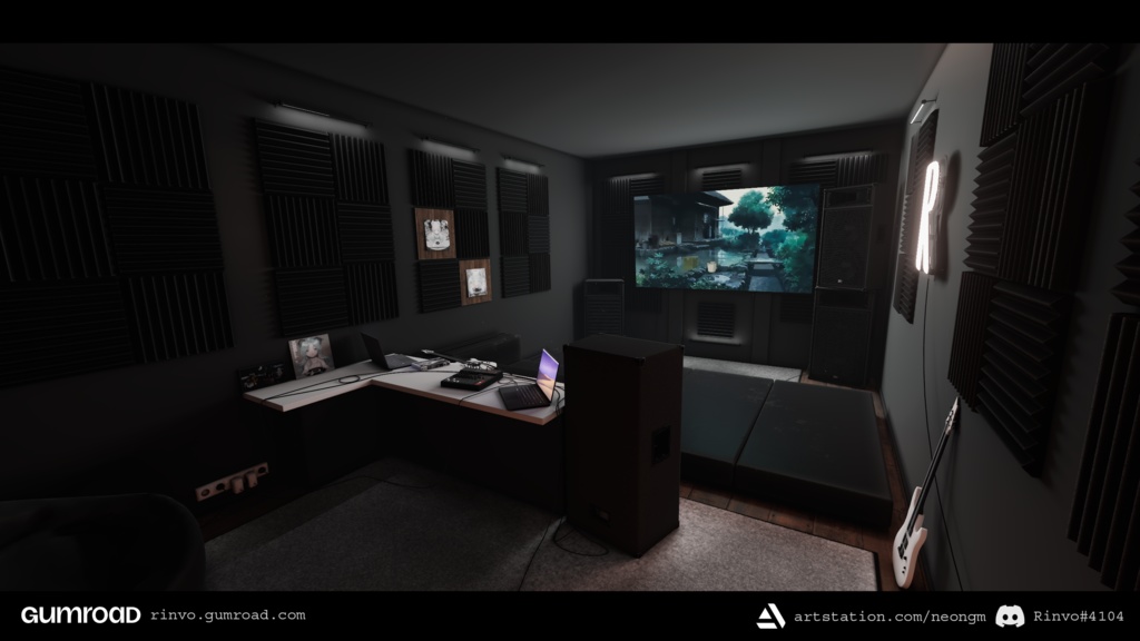 Rinvo's Home Theater (PC/PCVR/Quest VRChat World) - New Videoplayer update!