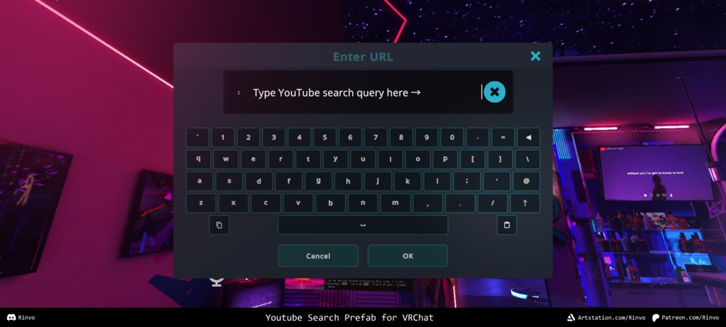 Youtube Search Prefab for VRChat Worlds (PC/Quest)