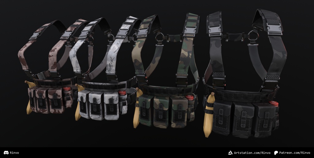 Chest Carrier Rig (VRChat Avatar asset, rigged for Panda v2, VRBase, ZinFit, Rindo, GodMagician)