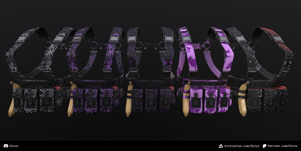 Chest Carrier Rig (VRChat Avatar asset, rigged for Panda v2, VRBase, ZinFit, Rindo, GodMagician)