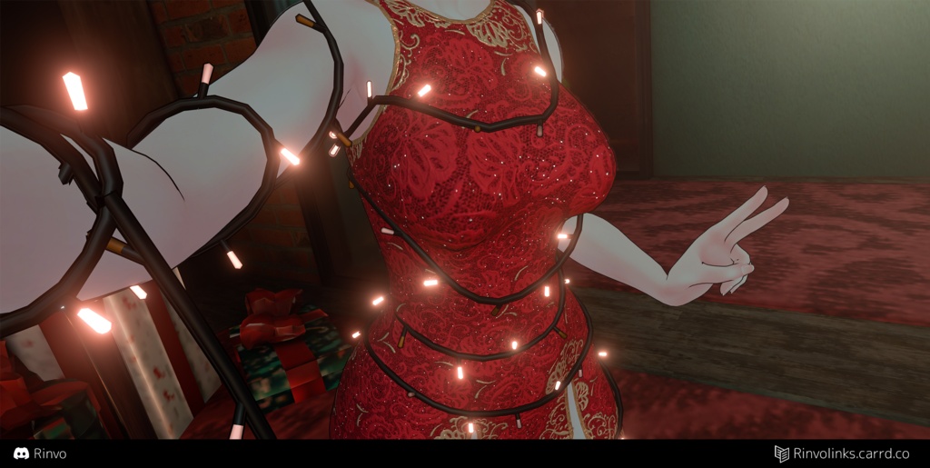Lunar New Years Dress / Chinese Dress (Rigged for VRBase Egirl, Anime, GodMagician, ZinFit, Selestia, Rindo)
