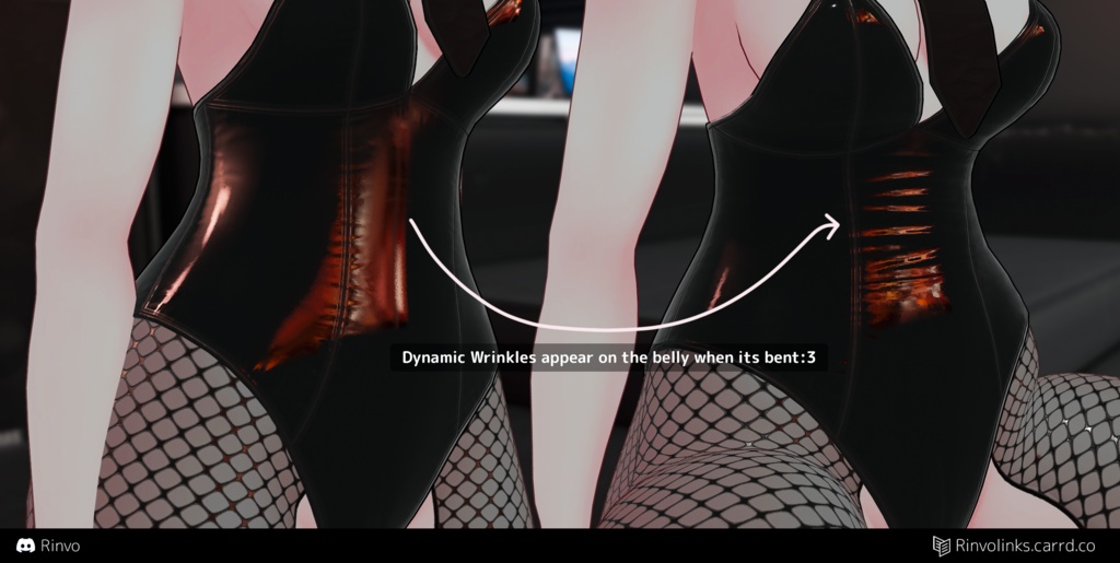 Bunny Suit (Full VRChat Outfit rigged for GodMagician, GodRevenger, VRBase Egirl, Rindo)