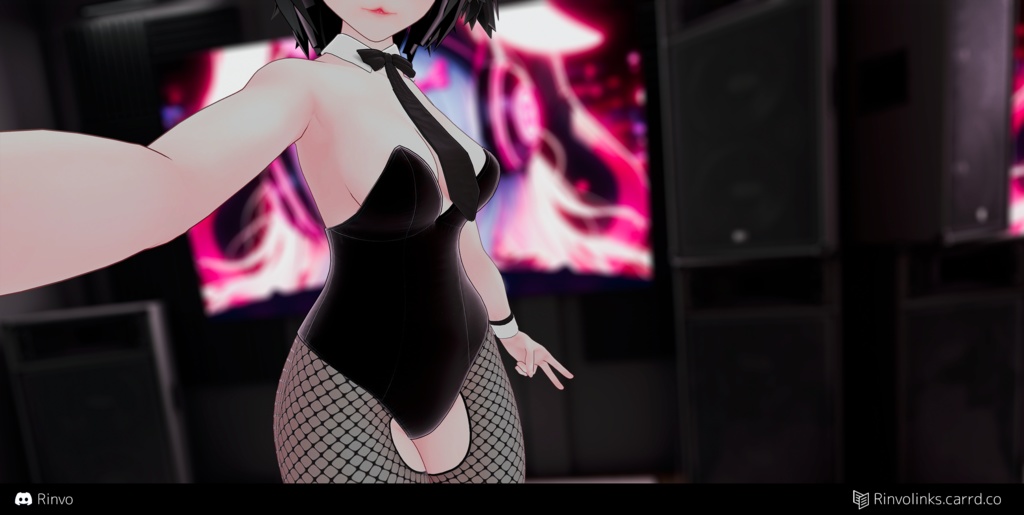 Bunny Suit (Full VRChat Outfit rigged for GodMagician, GodRevenger, VRBase Egirl, Rindo)