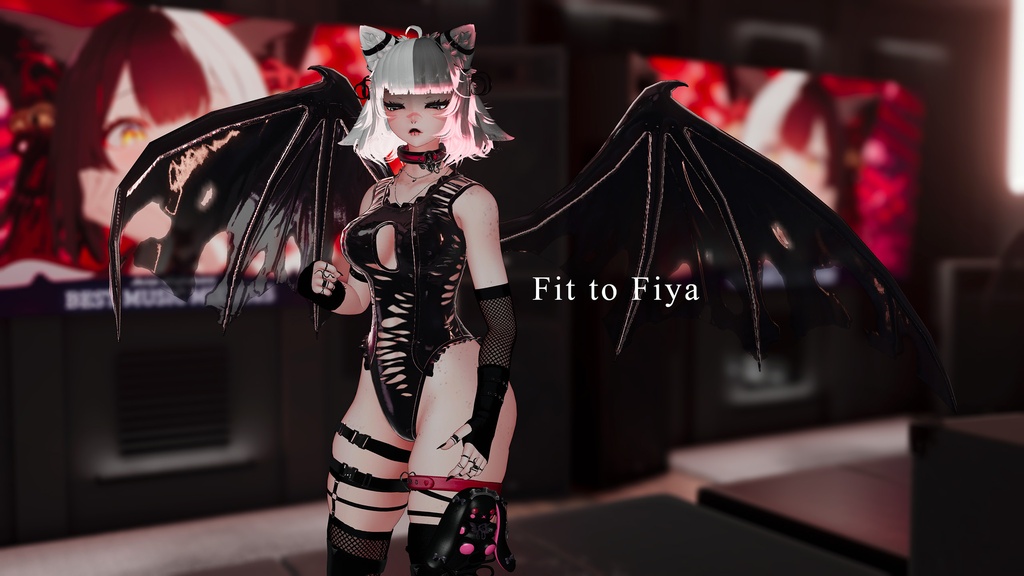 Rinvo's Batsuit (Rigged for VRBase Egirl, Anime, GodMagician, Fiya, Yip, Delphy Kobo and Saki) (weekend only lower price>.<)