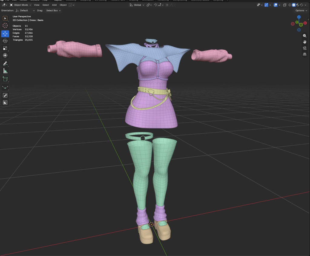 Rinvos Comfy Halloween (VRChat avatar outfit rigged for Fiya, Yip and VRBase Egirl)