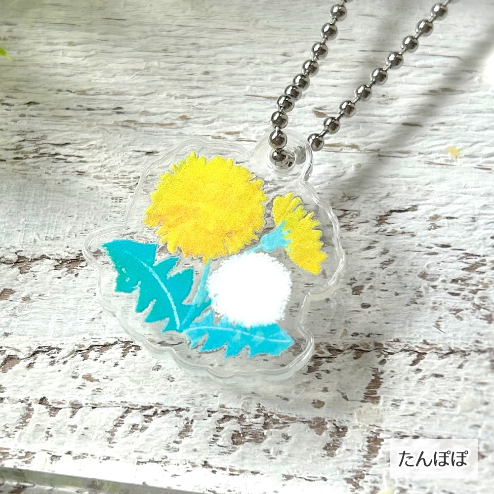 お花のアクリルキーホルダー(A3!春組)