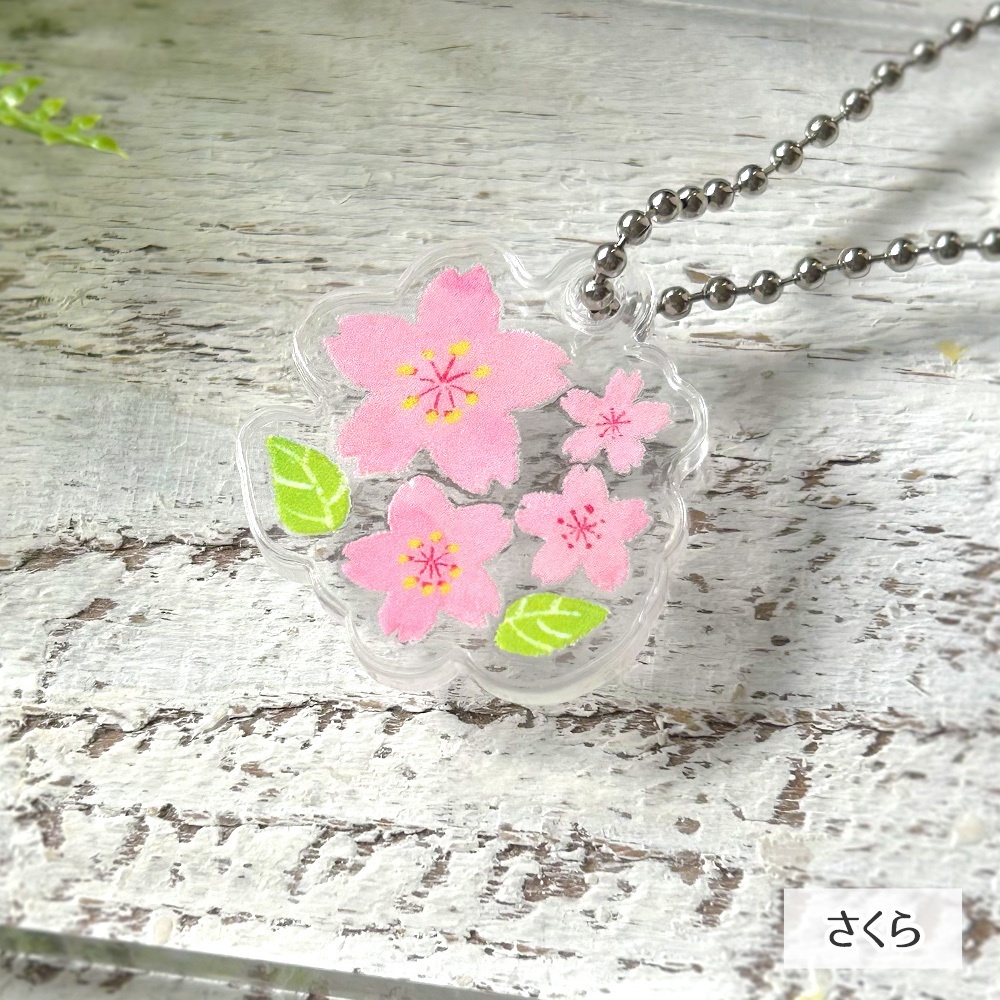 お花のアクリルキーホルダー(A3!春組)