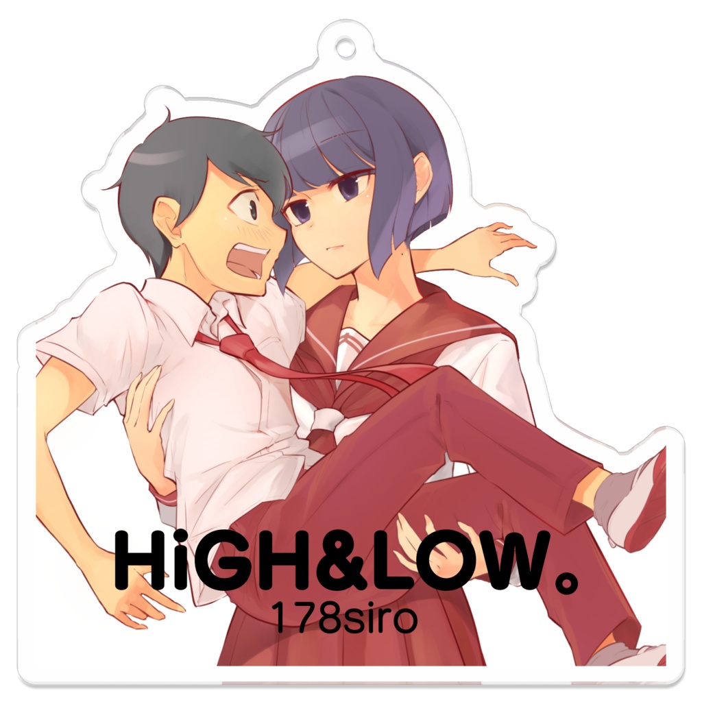 後輩先輩キーホルダー