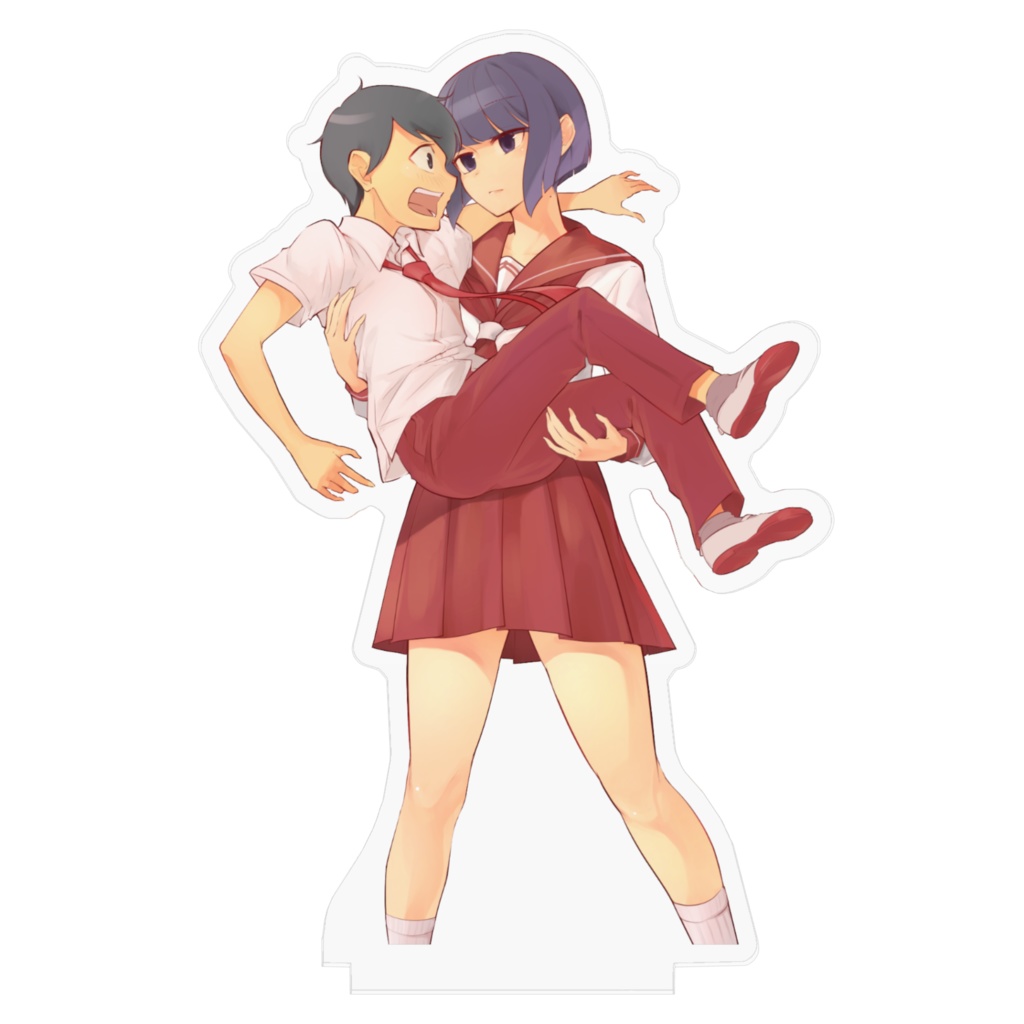 後輩先輩アクリルフィギュア 10cm