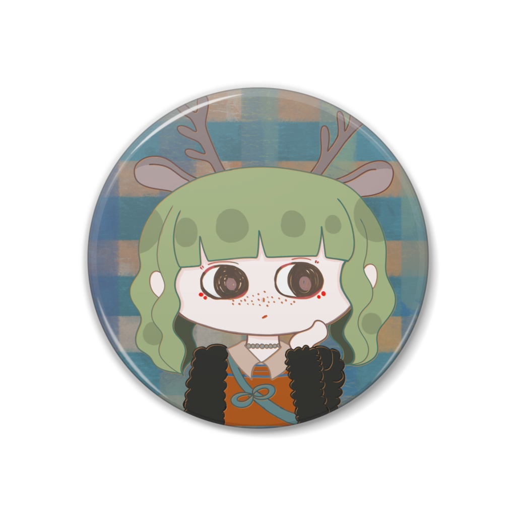 【缶バッジ】鹿の子