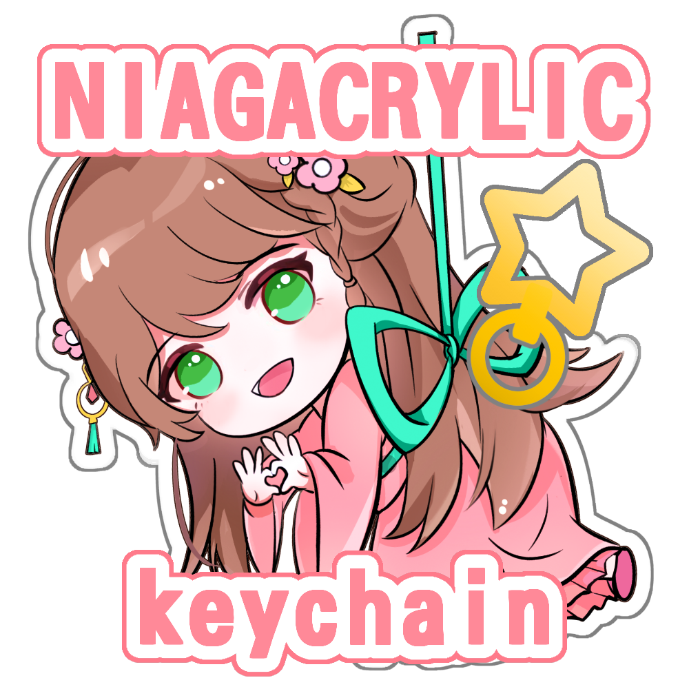 NIAGACRYLIC keychain