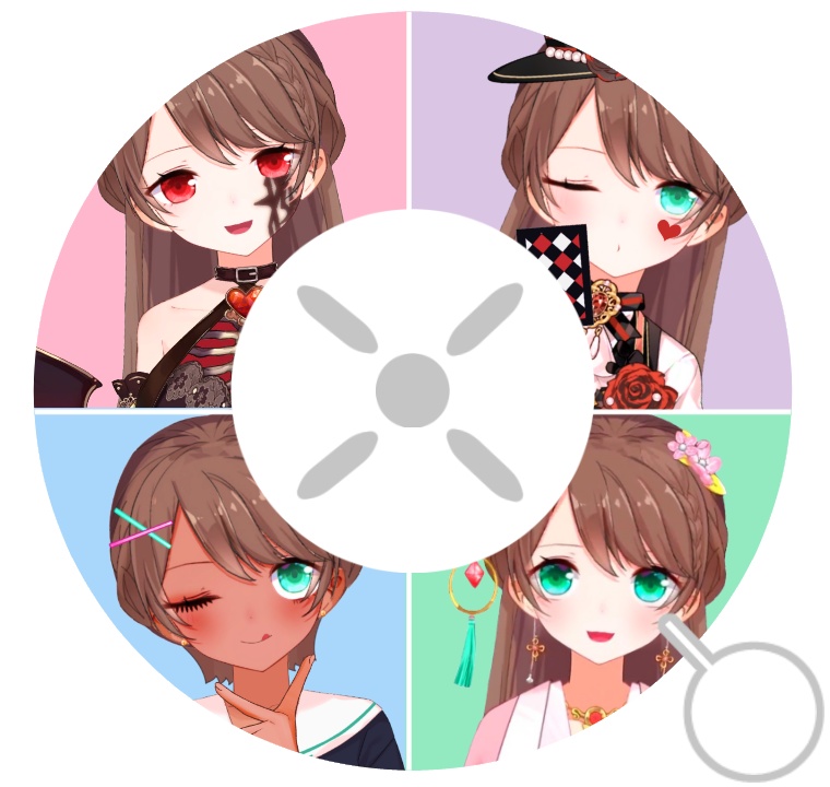 【フリー素材】サムネに使えるルーレット枠【Vtuber向け】