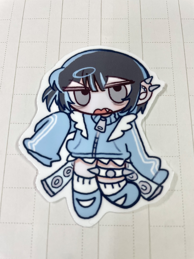 【ステッカー】サメ山(小)