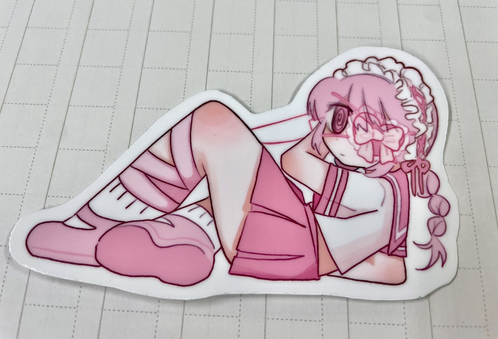 【ステッカー】愛♡パッチちゃん(小)