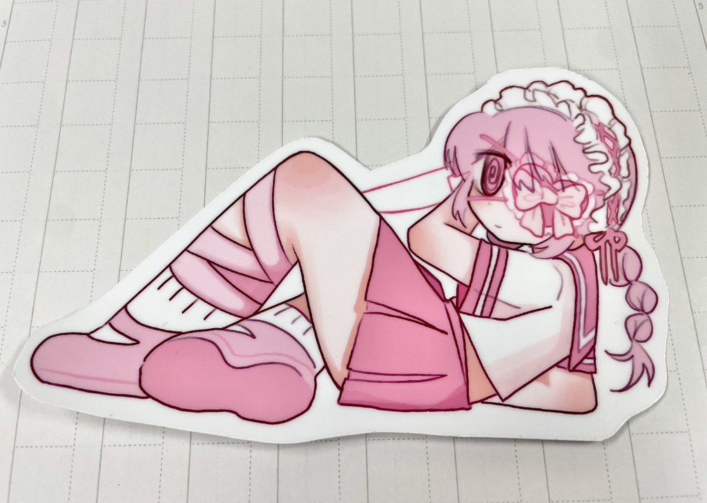 【ステッカー】愛♡パッチちゃん(大)