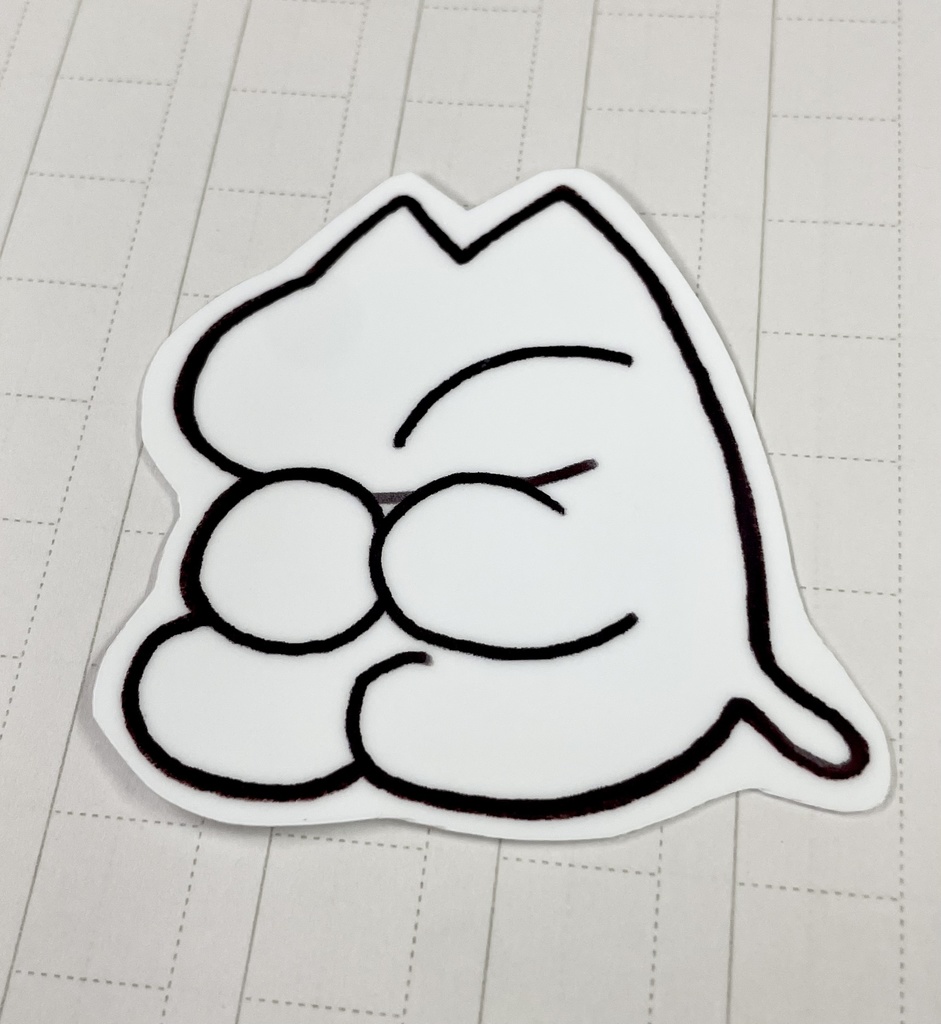 【ステッカー】ぼんくらねこ