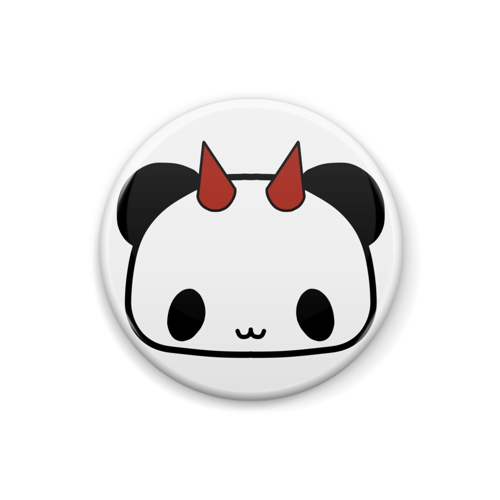 黒羽玲央 オニパンダ 缶バッチ