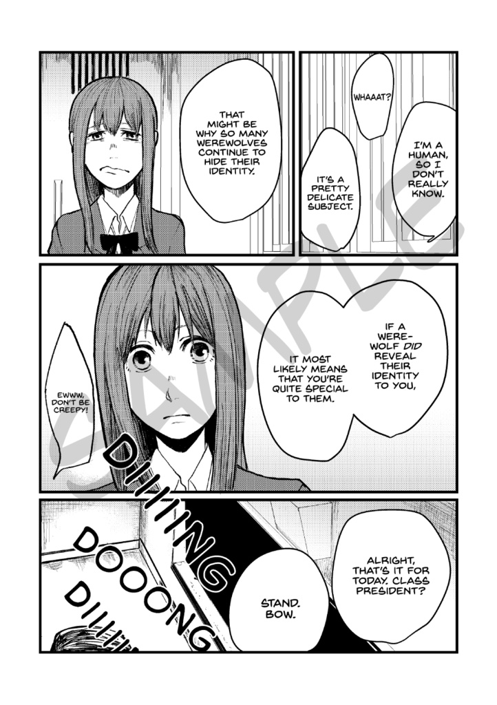 【e-book】The Werewolf and the High School Student: A Girl’s Love Story (English Edition)