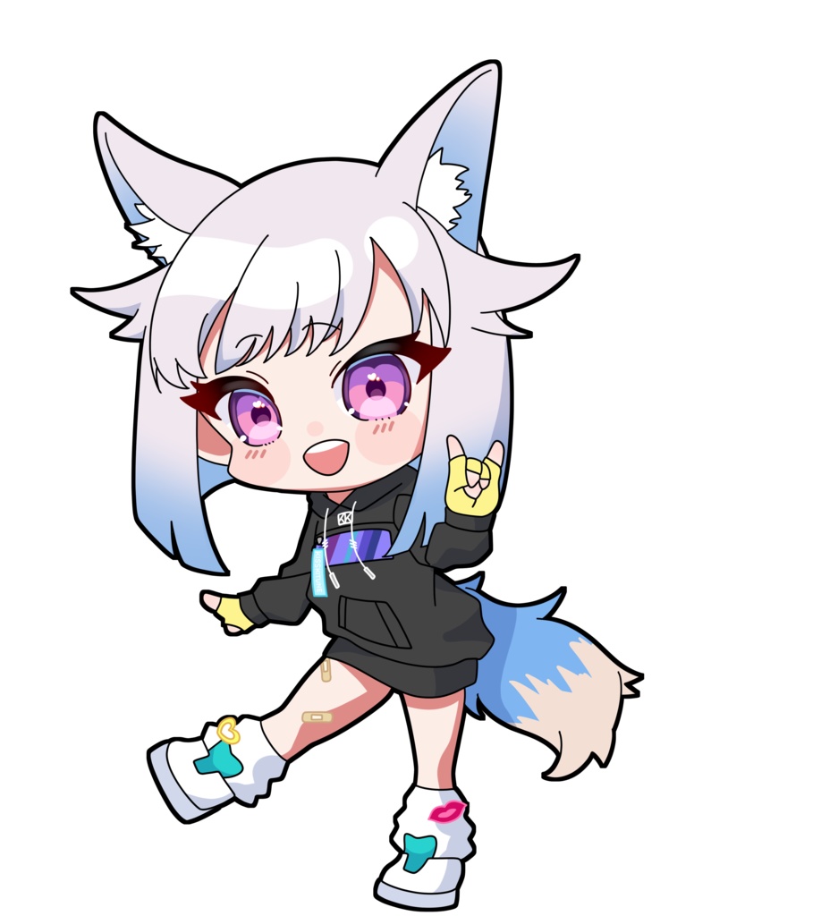 HIMEHINA キスキツネ(ヒナ) アクリルキーホルダー(50mm)