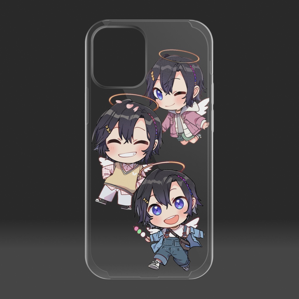 天翔ゆゐ クリアIPhoneケース Illusted by 種田優太