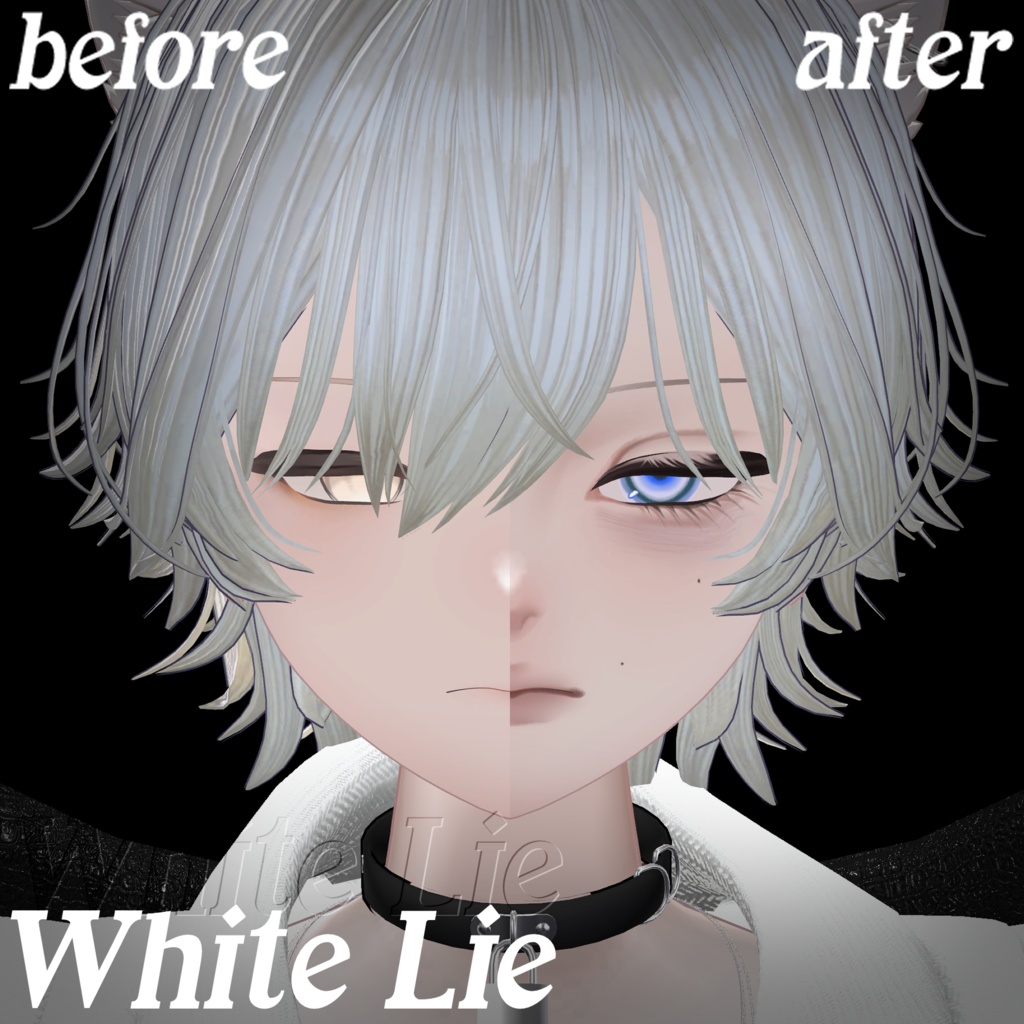 【mao】White Lie eyes+make up texture 【真央】