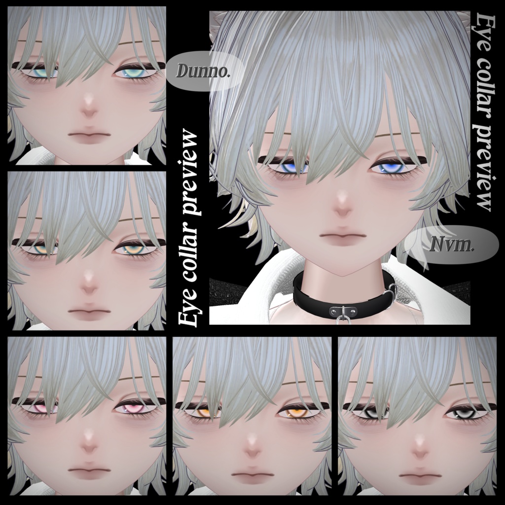 【mao】White Lie eyes+make up texture 【真央】