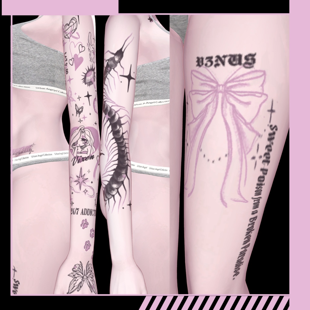 【FREE】V3NUS the fallen saint TATOO【LUMINA】