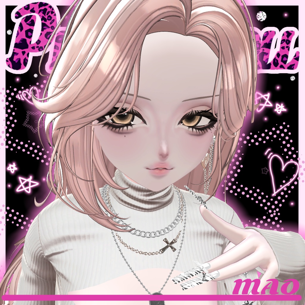 【mao Shuan LUMINA】PLATNUM DOLLeyes+make up texture【真央 しゅあん ルミナ】
