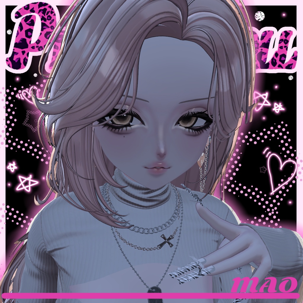 【mao Shuan LUMINA】PLATNUM DOLLeyes+make up texture【真央 しゅあん ルミナ】