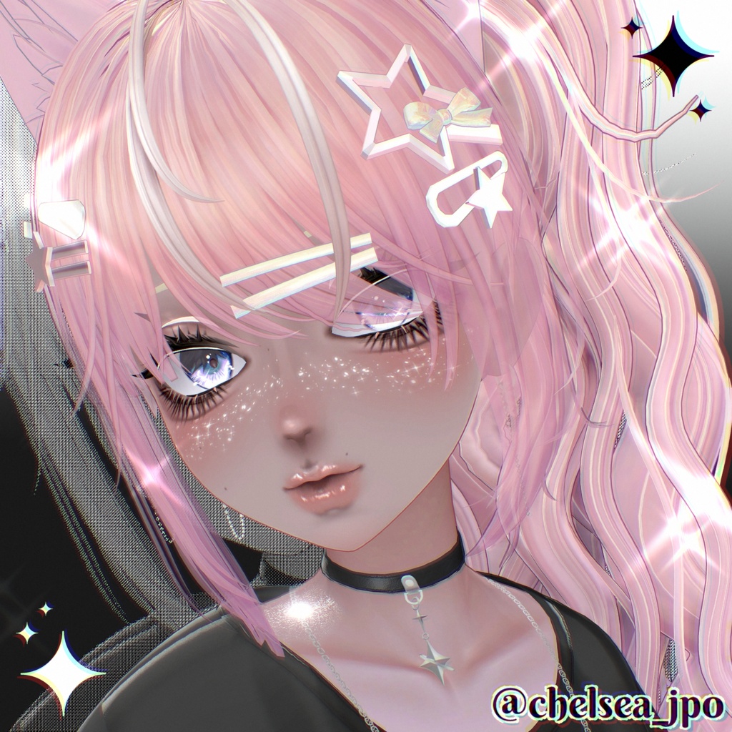 【MISAKI】Rebel Angel Shimmer Eyes+Make up Texture fullPackおまけあり【海咲】