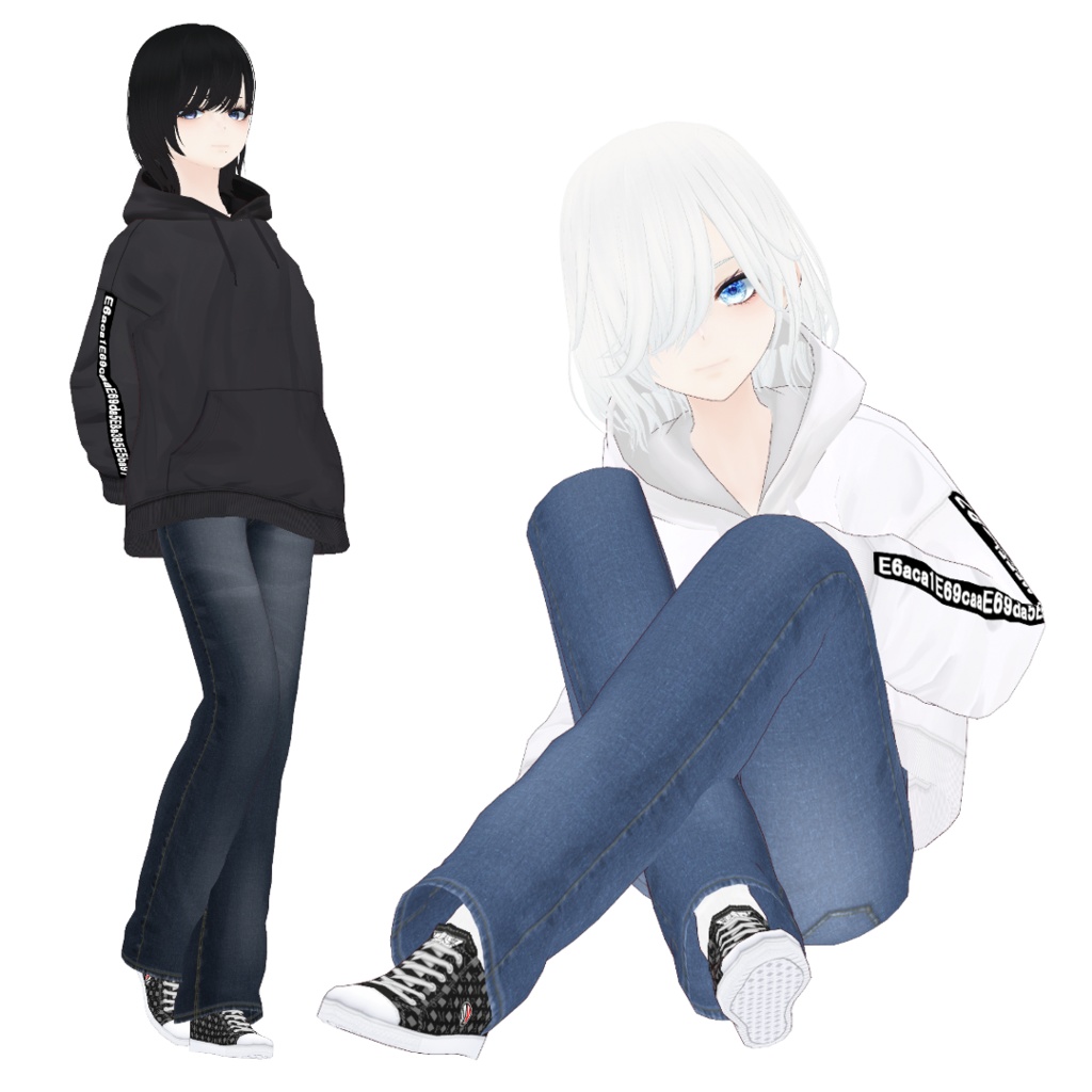 【サンプル】キャンバススニーカー【Vroid対応テクスチャ】Neo My████