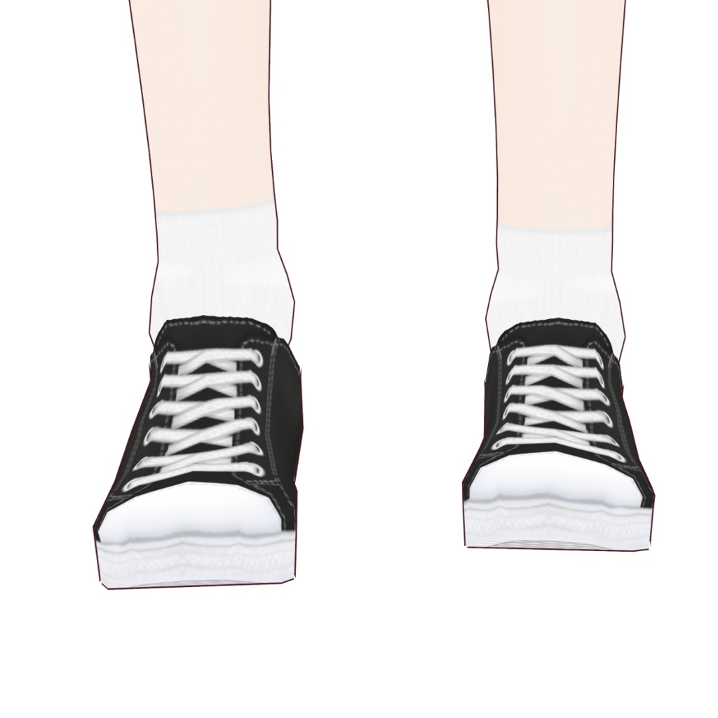 シンプルキャンバススニーカー【Vroid対応テクスチャ】Neo My████