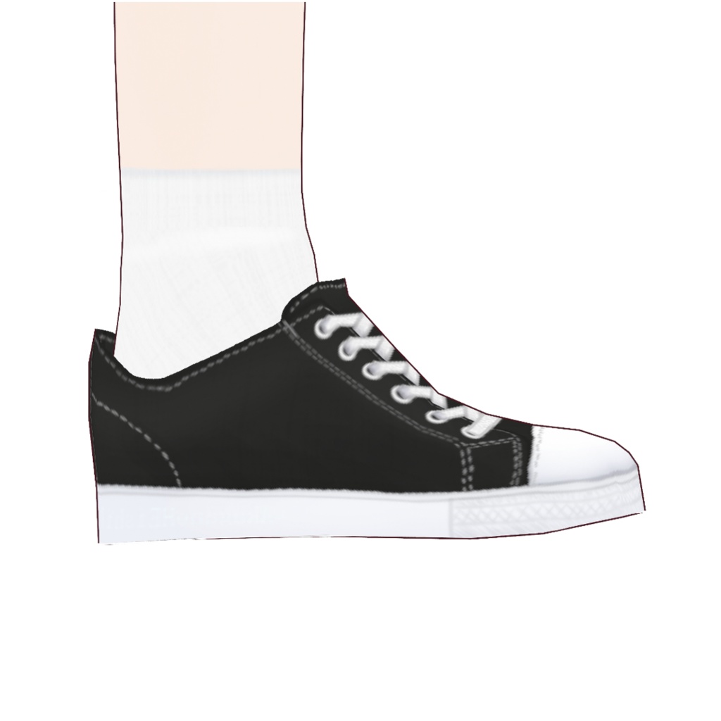 シンプルキャンバススニーカー【Vroid対応テクスチャ】Neo My████