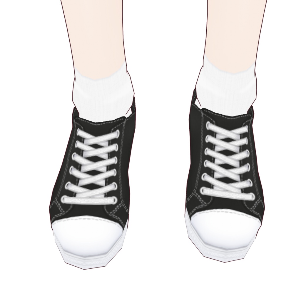 シンプルキャンバススニーカー【Vroid対応テクスチャ】Neo My████