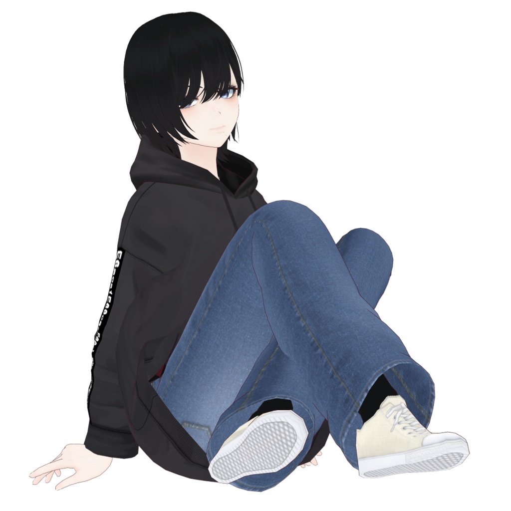 シンプルキャンバススニーカー【Vroid対応テクスチャ】Neo My████