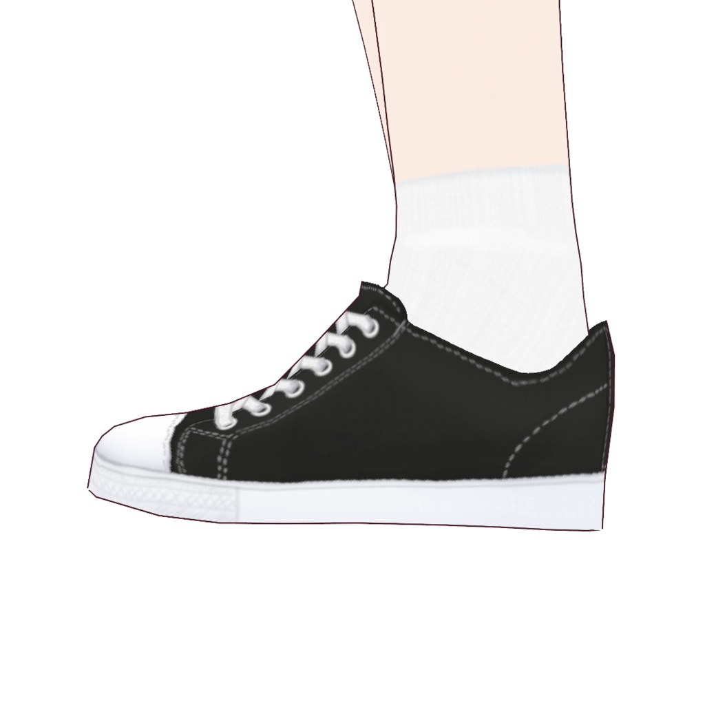 シンプルキャンバススニーカー【Vroid対応テクスチャ】Neo My████