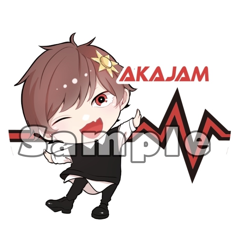 Enjoy it No Nois (梵人&赤じゃむ)ランダム缶バッジ