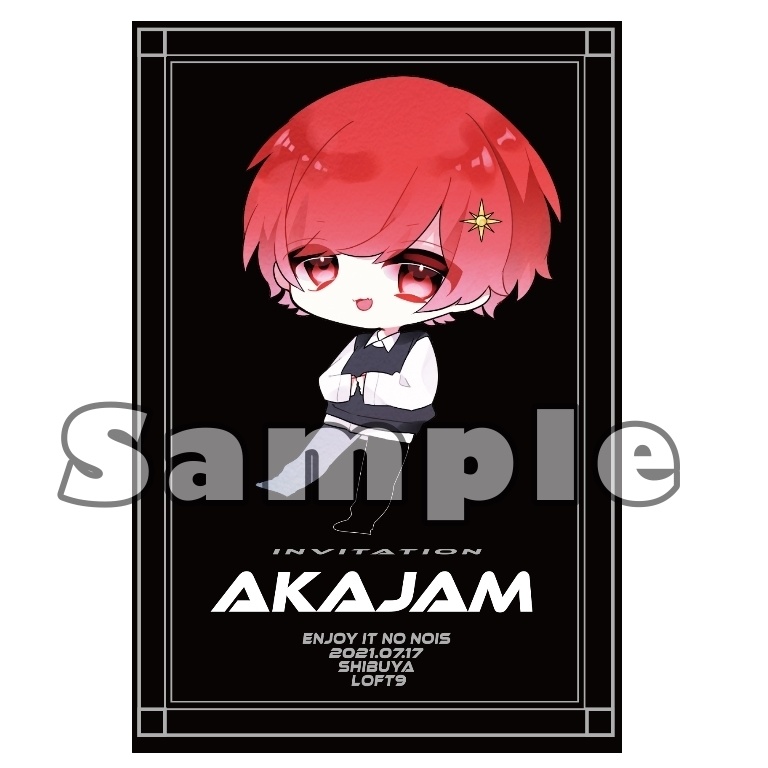 Enjoy it No Nois (梵人&赤じゃむ)ランダムポストカード