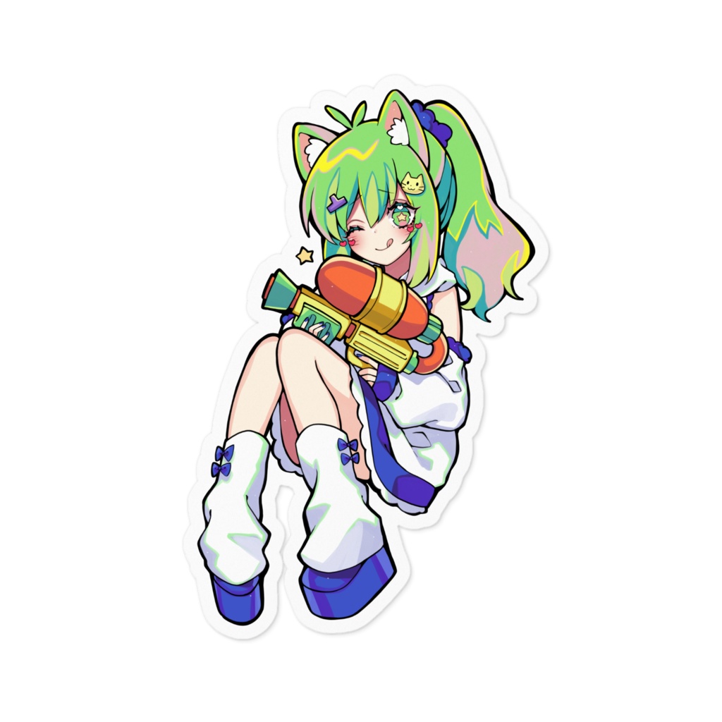 こちねこステッカー