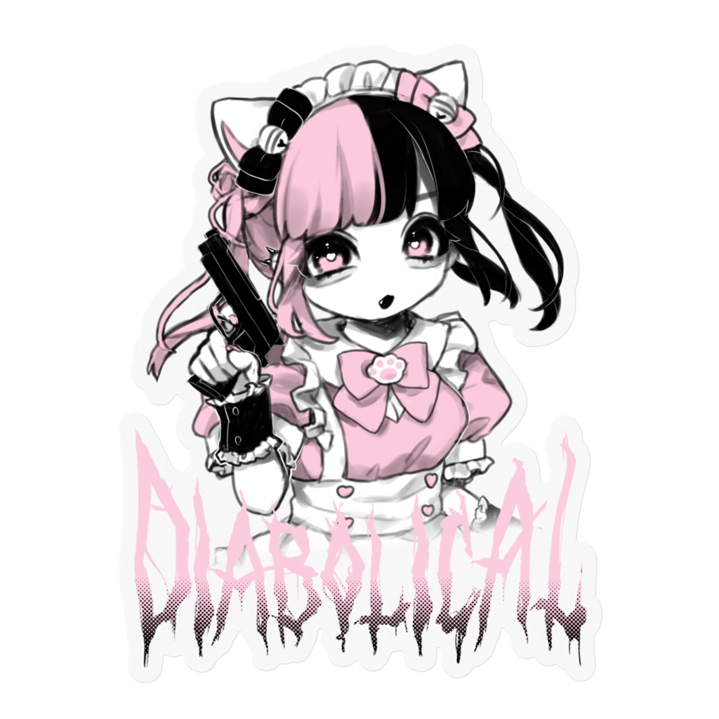 メイドさん(仮)【ステッカー】