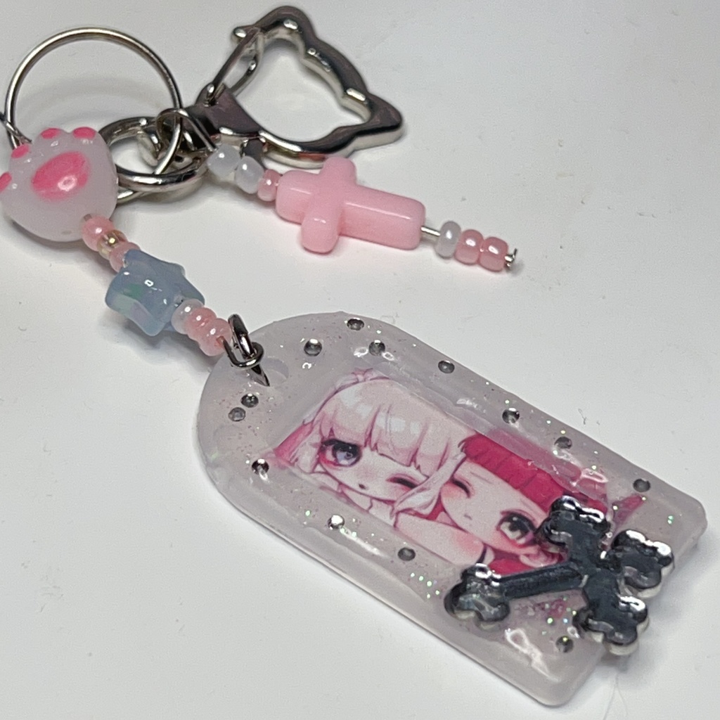 なかよしネームタグキーホルダー